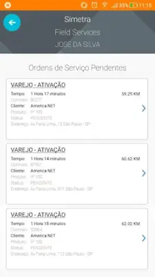 Simetra Field Service android App screenshot 5